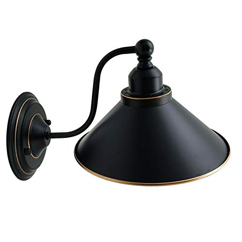 Industrial Style Metal Wall Sconce Light Fixture E27 Holder Retro Design