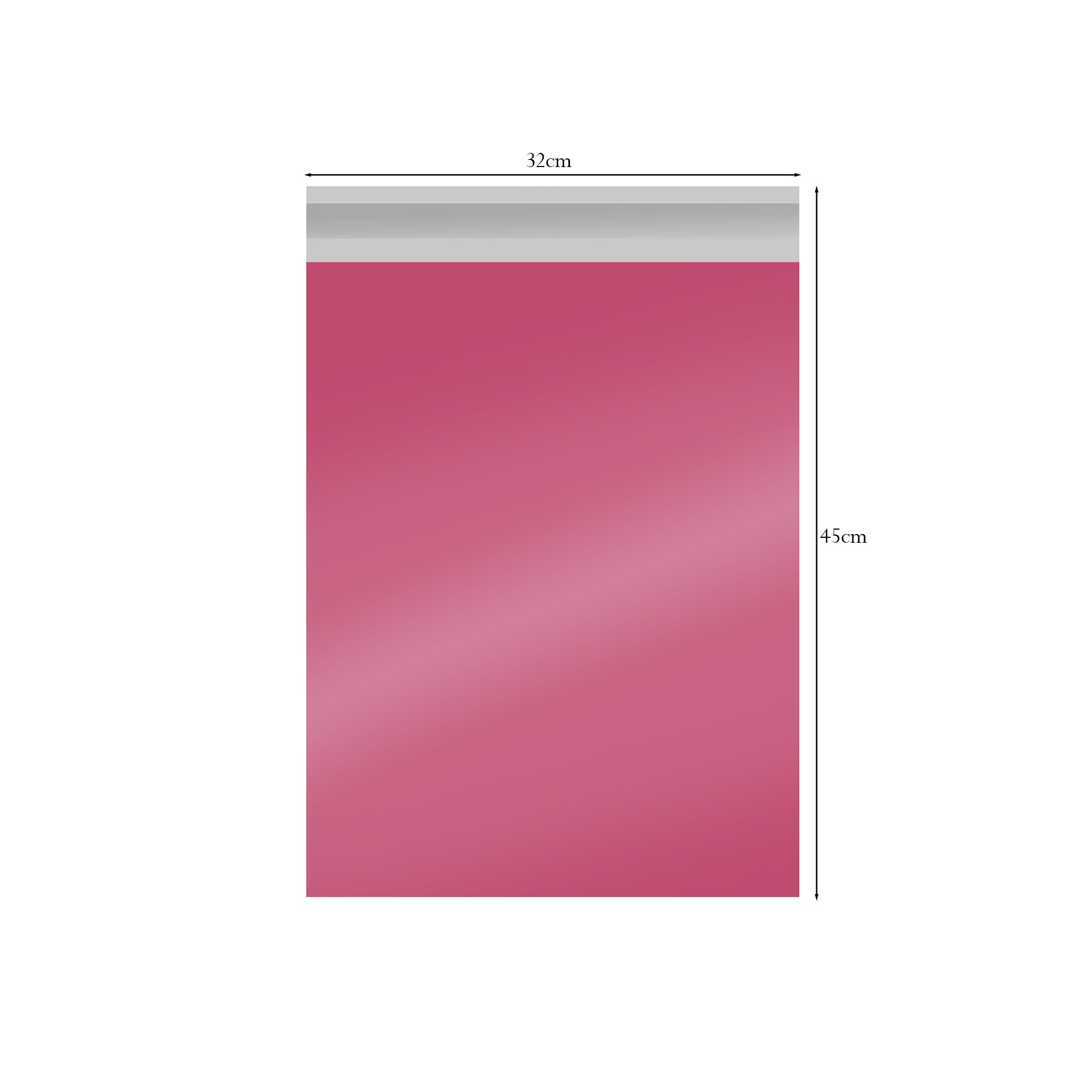 Durable Polyethylene Self-Adhesive Mailing Bags for Royal Mail Shipping, 12.6x17.7 Inches