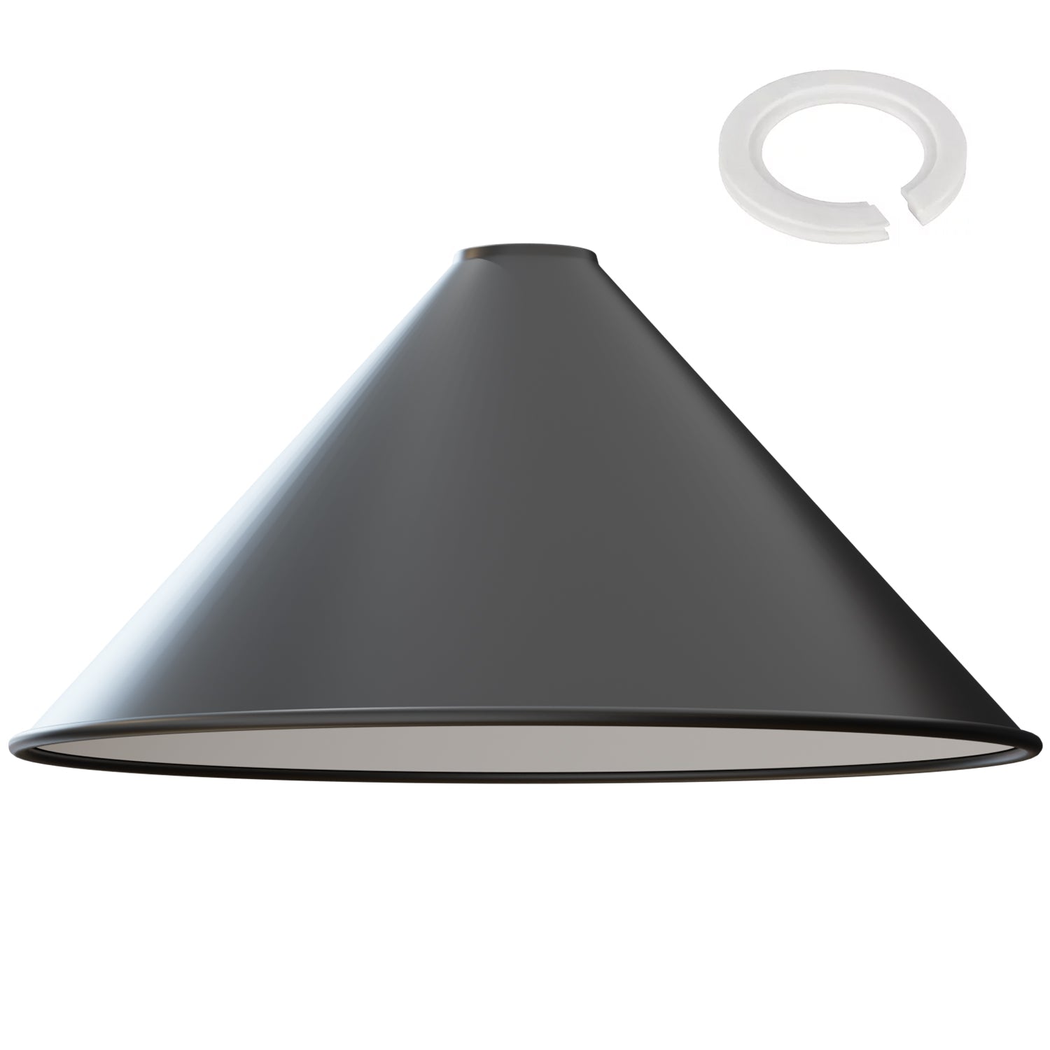Vintage Industrial Metal Cone Lampshade for Easy Fit Ceiling Pendant Lighting