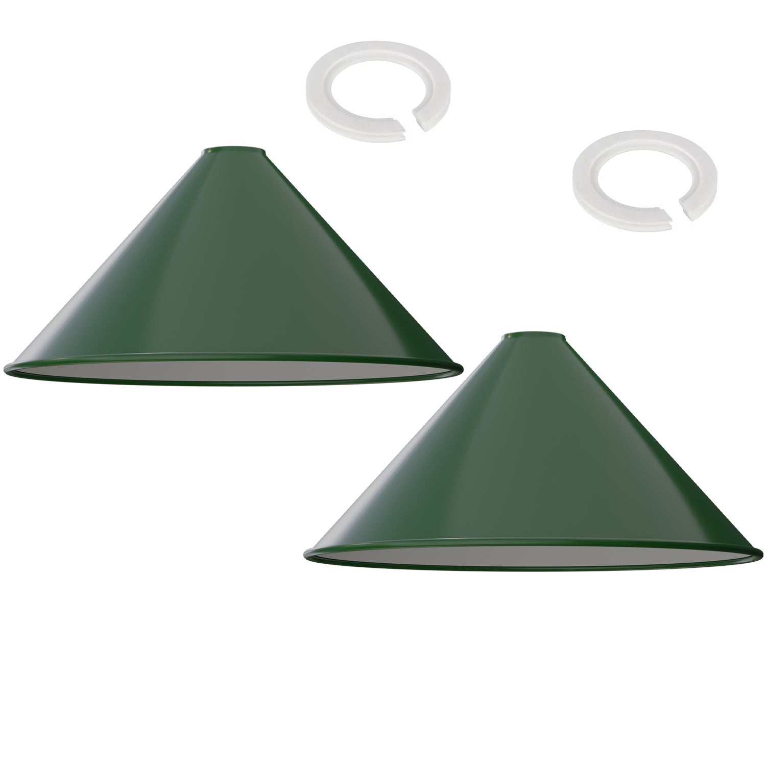 Vintage Industrial Metal Cone Lampshade for Easy Fit Ceiling Pendant Lighting