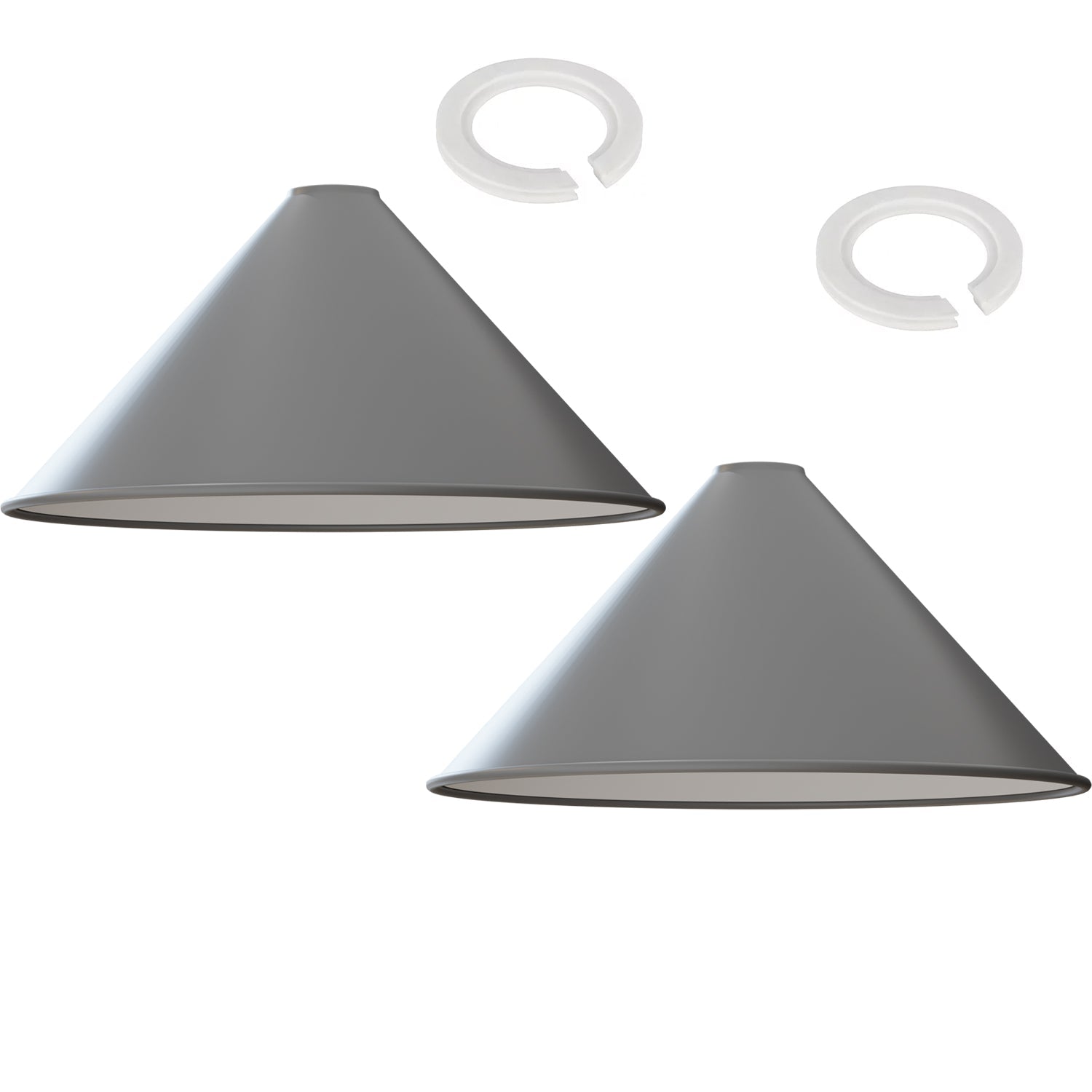 Vintage Industrial Metal Cone Lampshade for Easy Fit Ceiling Pendant Lighting