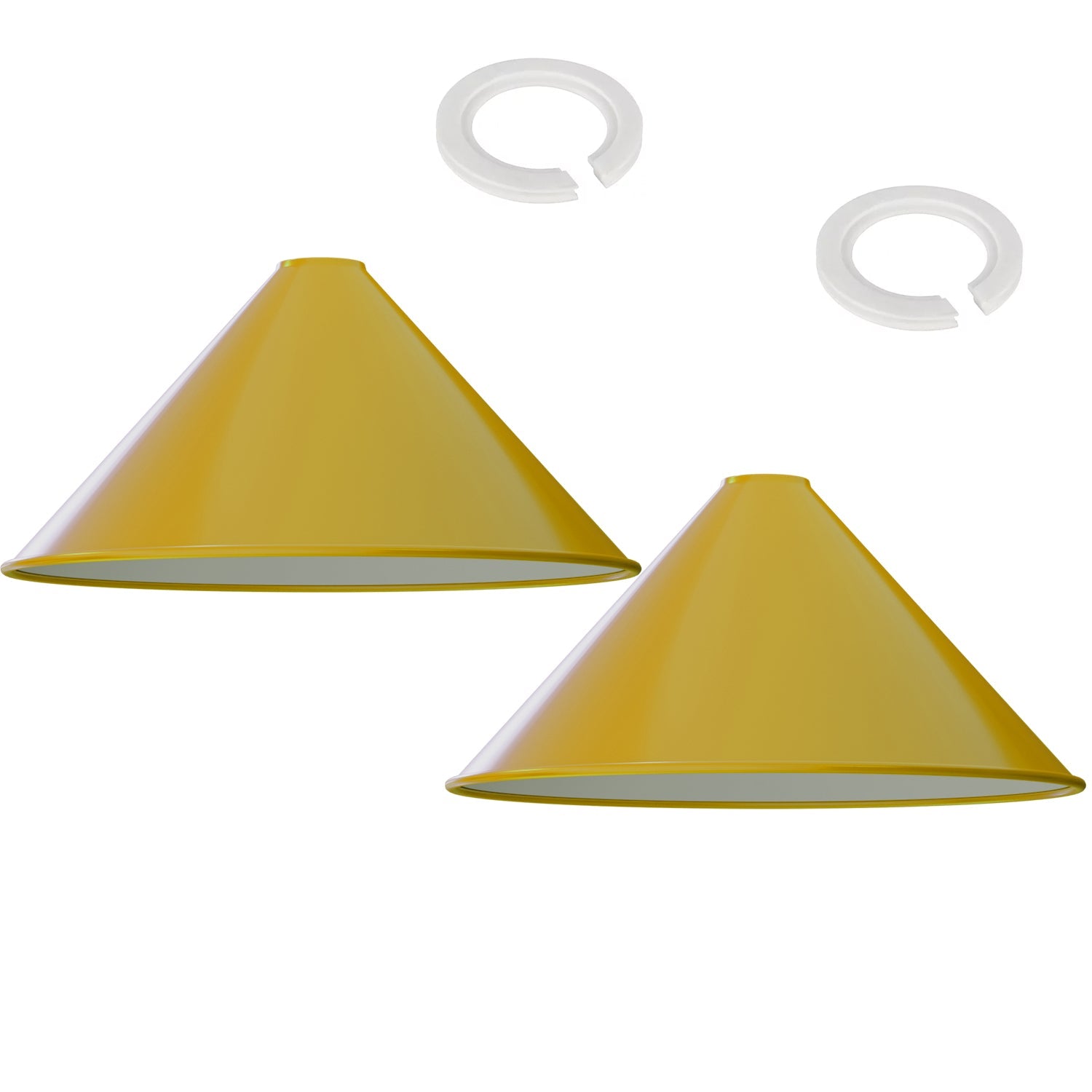 Vintage Industrial Metal Cone Lampshade for Easy Fit Ceiling Pendant Lighting