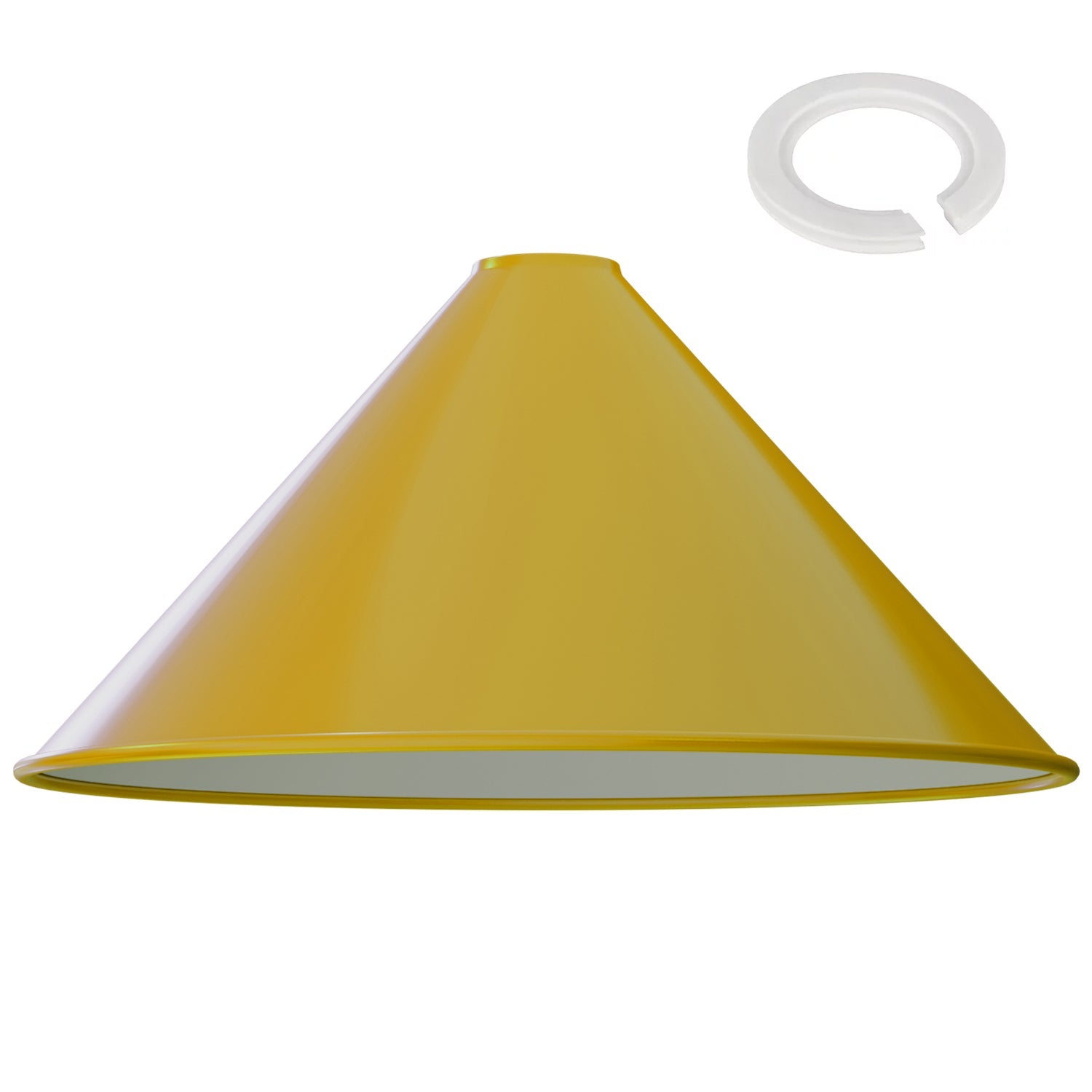 Vintage Industrial Metal Cone Lampshade for Easy Fit Ceiling Pendant Lighting