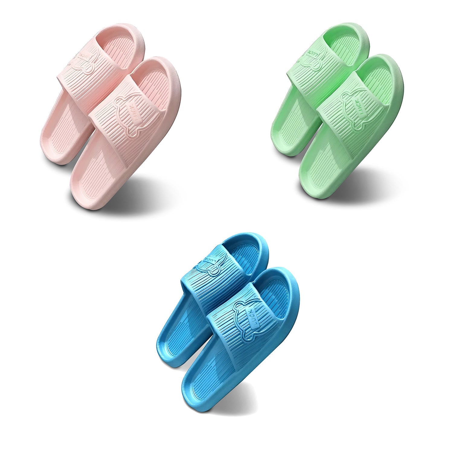 Comfortable Non-Slip EVA Cloud Slides for Bathroom & Home