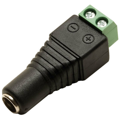 Reliable 12V Female DC Power Jack Connector Adapter for LED Strips CCTV
