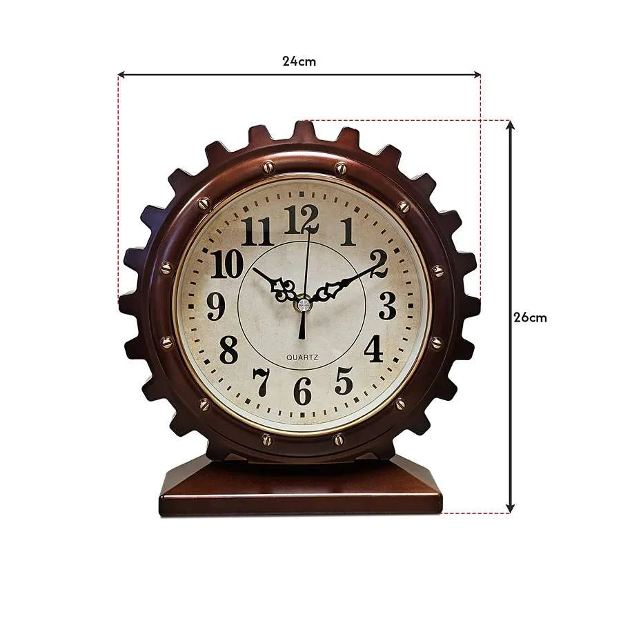 Mechanical Pattern Ticking Mantel Table Top Clocks ~ 5179