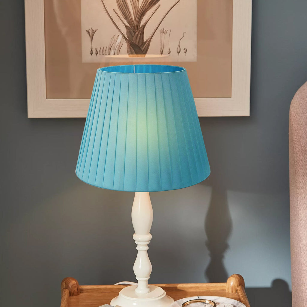 Modern Fabric Coolie Table Lampshade - Stylish Easy-Fit Light Shade