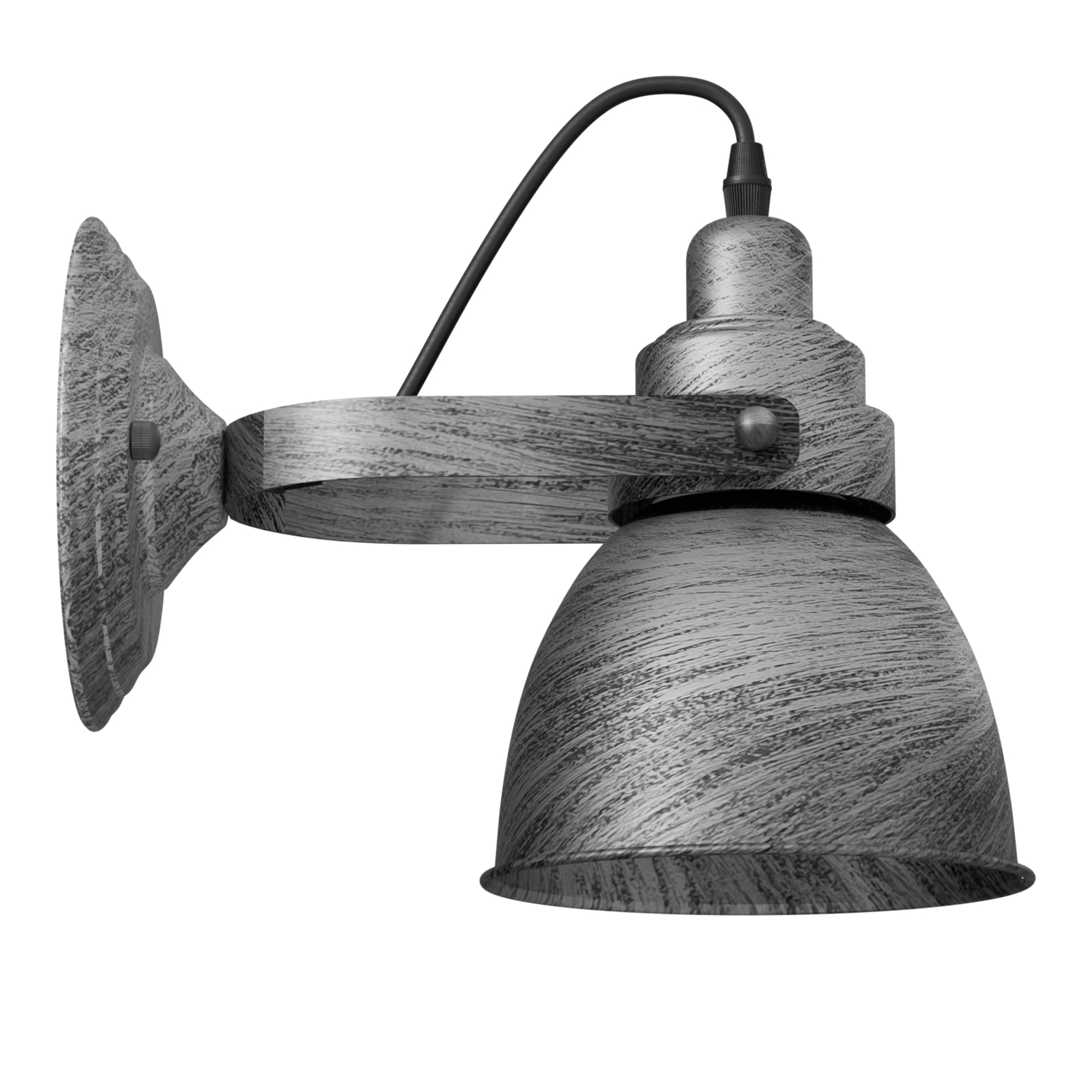 Industrial Bell Shade Dimmable Wall Sconce Light, Metal Retro Downwards Contemporary Fixture