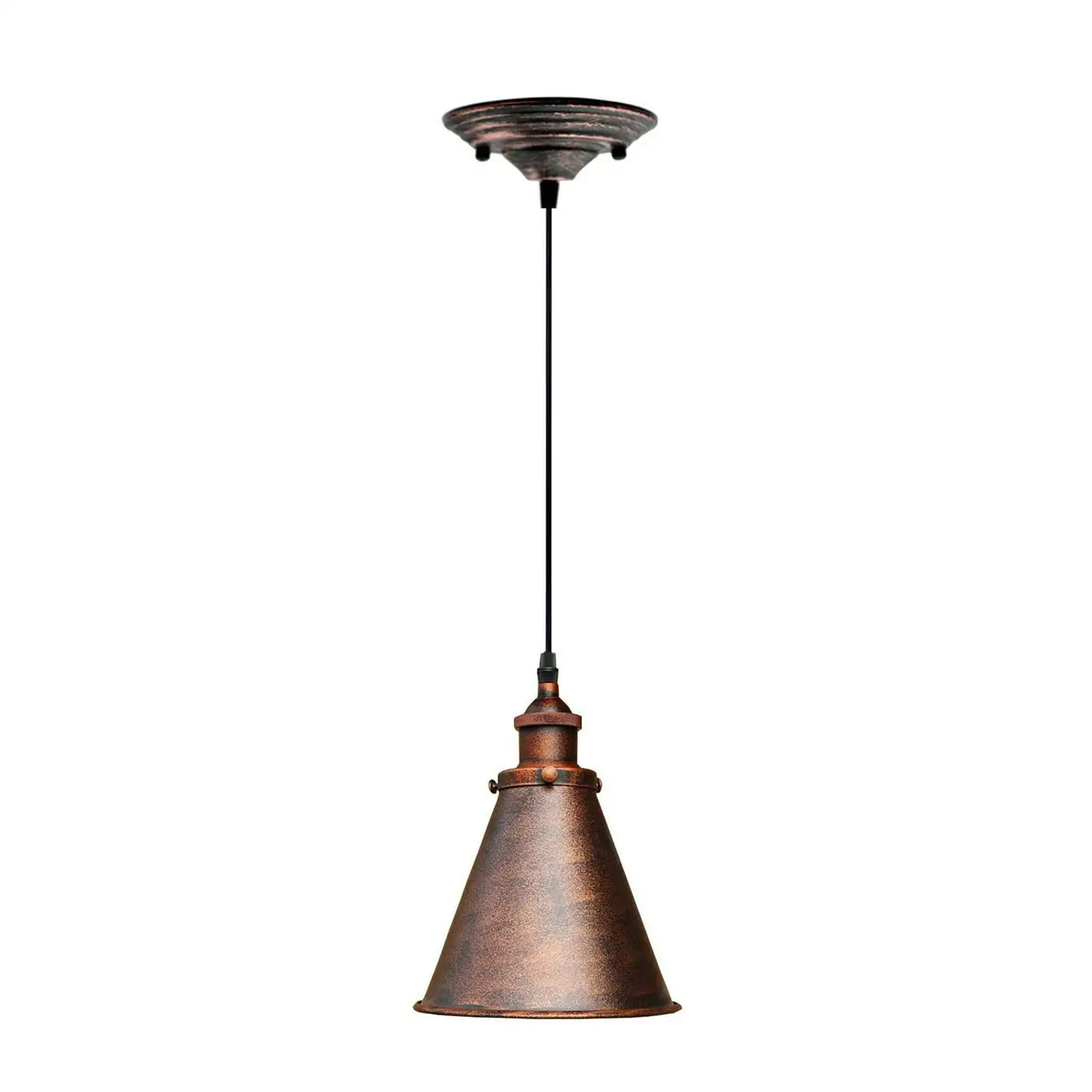 Vintage Industrial Metal Single Head E27 Hanging Pendant Light Fixture