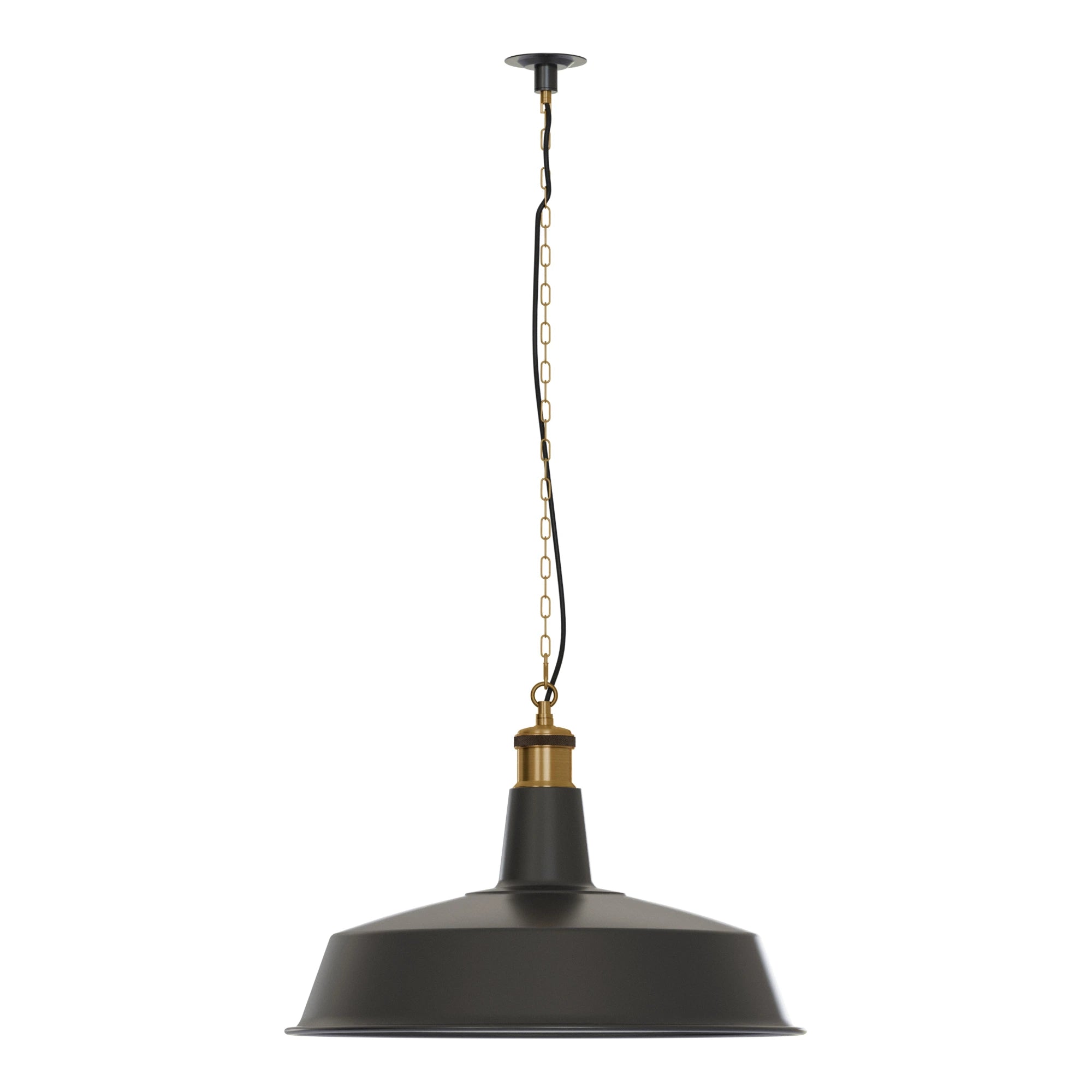 Black Metal Ceiling E27 Conduit Pendant Light Kit -5647