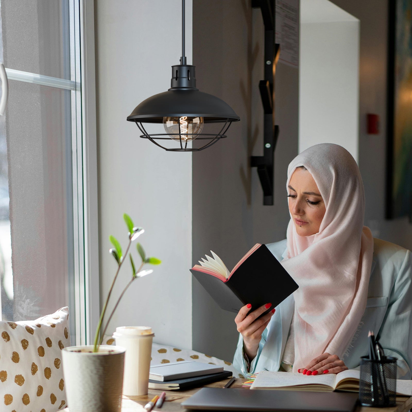 Vintage Nautical Industrial Ceiling Lamp Pendant Light ~ 5958