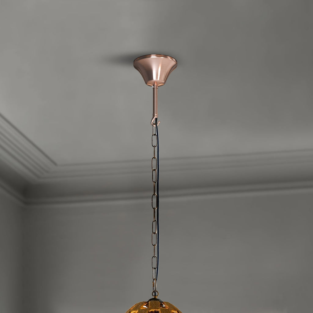 100mm Metal Ceiling Rose Hook for Pendant Lights & Chandeliers - Easy Mount