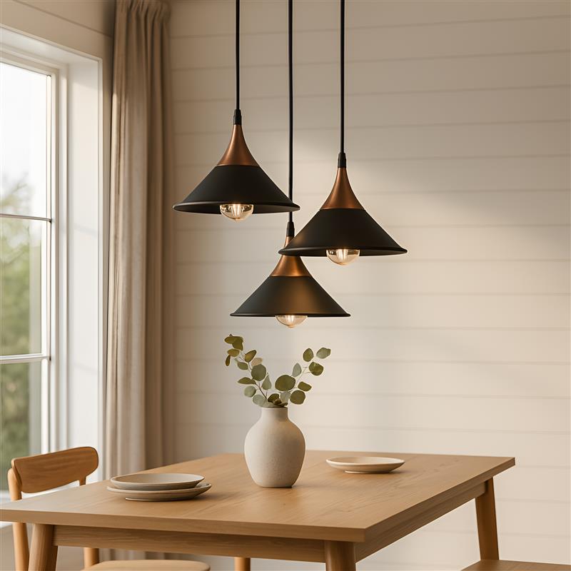 Modern 3 Way Pendant Ceiling Light Adjustable Cluster Lamp Shade ~6213