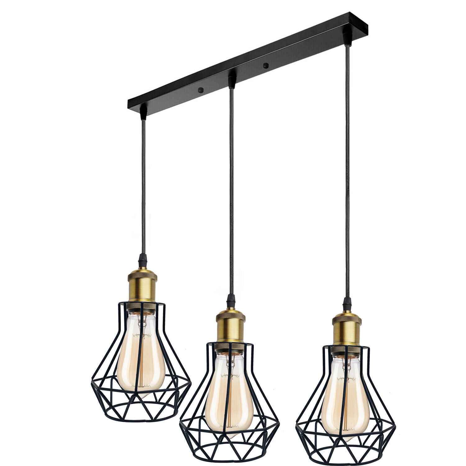 Cage 3 Light Pendant Lighting ~5660