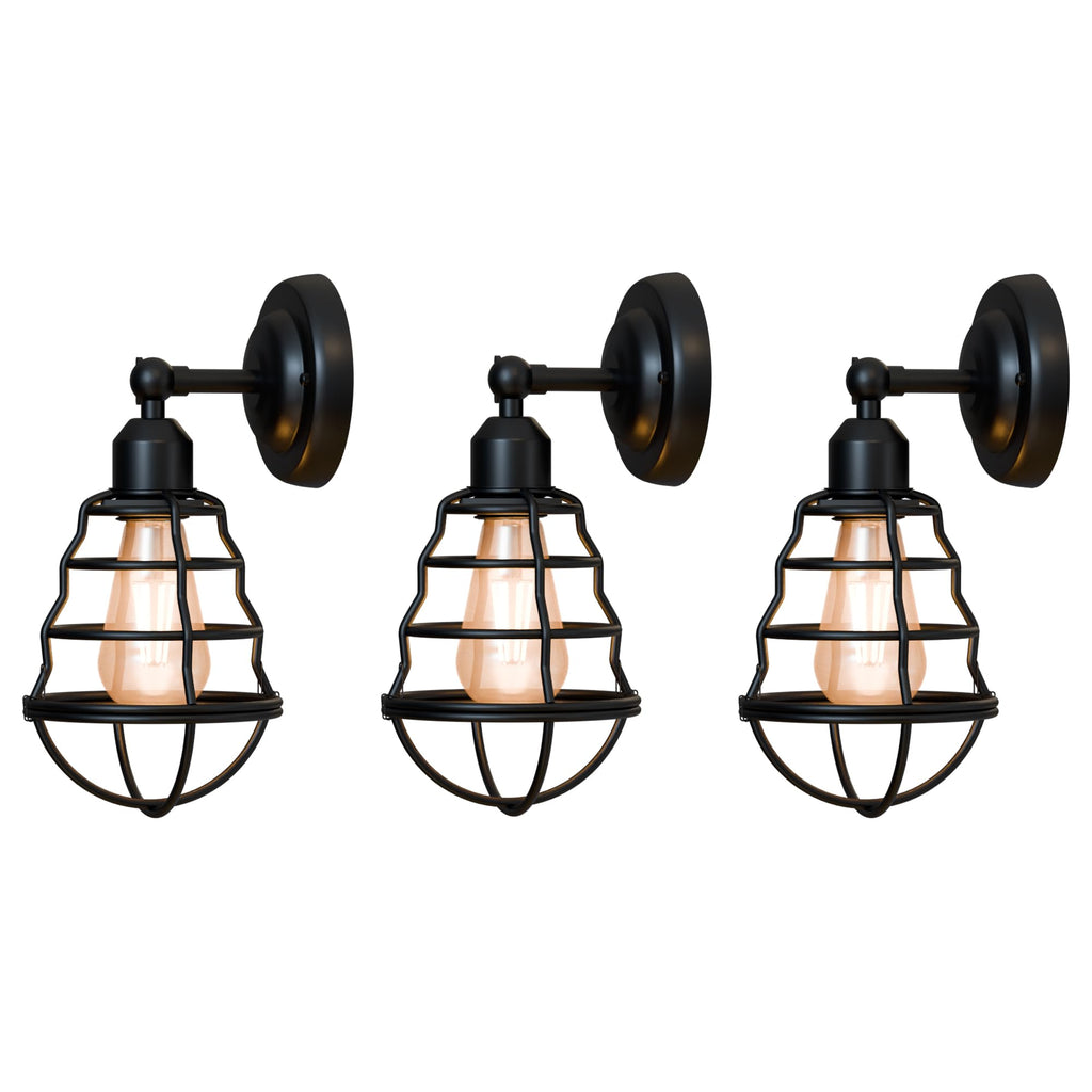Industrial Vintage Adjustable Metal Wall Sconce Lamp for Bedroom Living Room Home