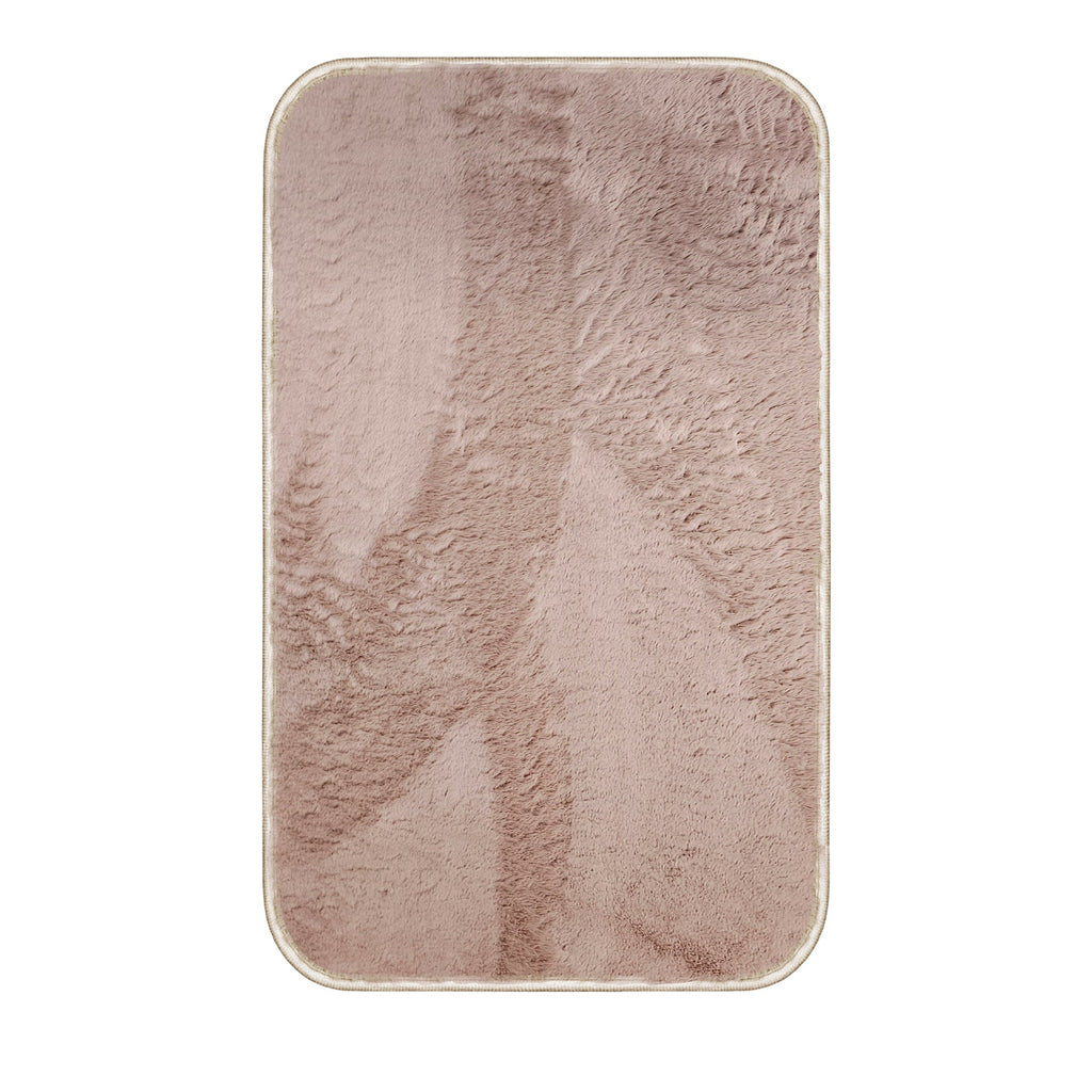 Fluffy Soft Washable Non-Slip Microfiber Doormat for Home Entryway & Bath