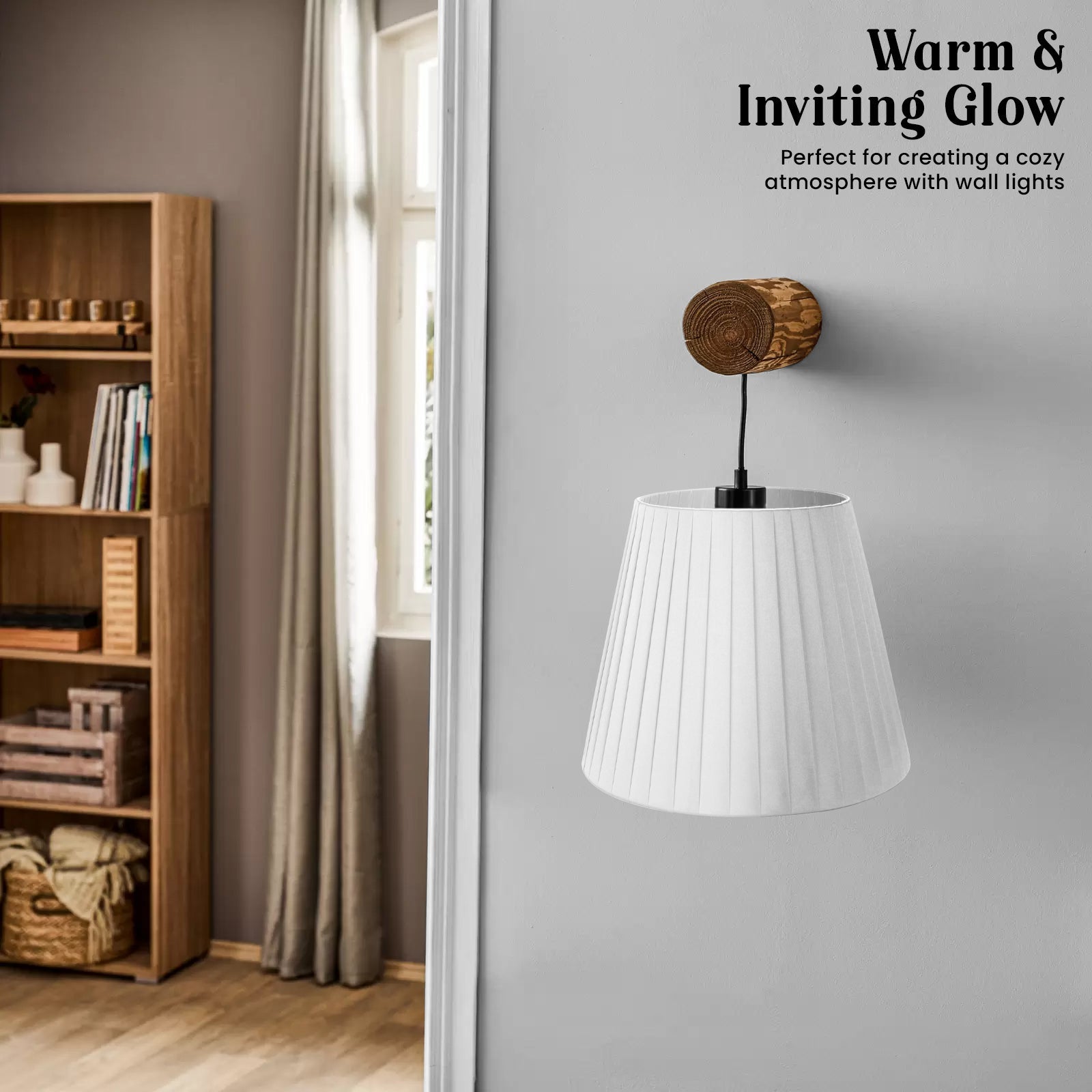 Modern Fabric Coolie Ceiling Lamp Shade for Home Decor Lighting