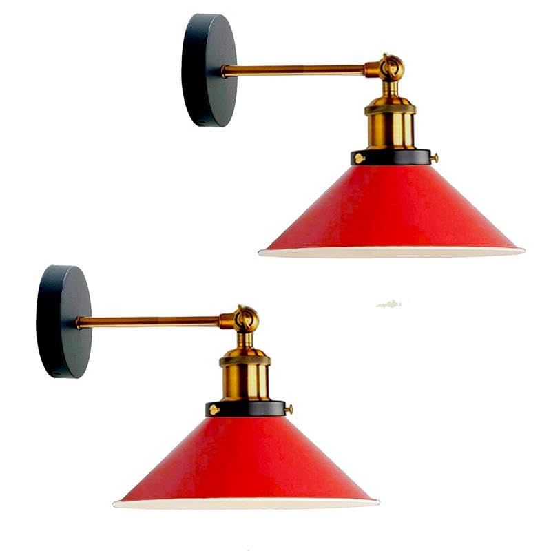 Industrial Black Metal Wall Sconce LED Fixture for Modern Indoor Lighting Decor