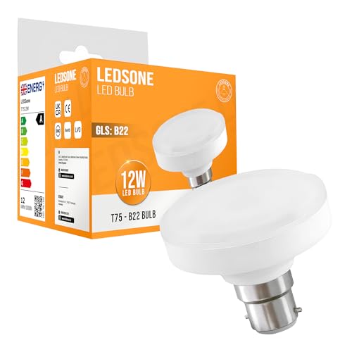 T75 B22 LED Bulb 12W 6400K Cool White Home Spotlight~6290
