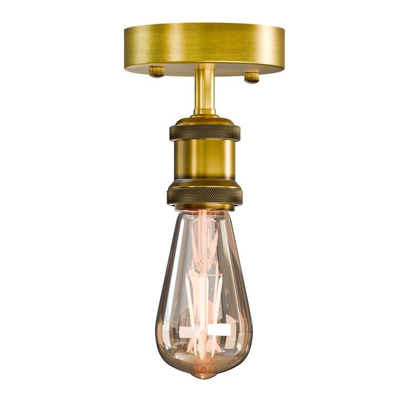 Vintage Industrial Metal LED Ceiling Light Fixture E27 Base Modern Home Decor