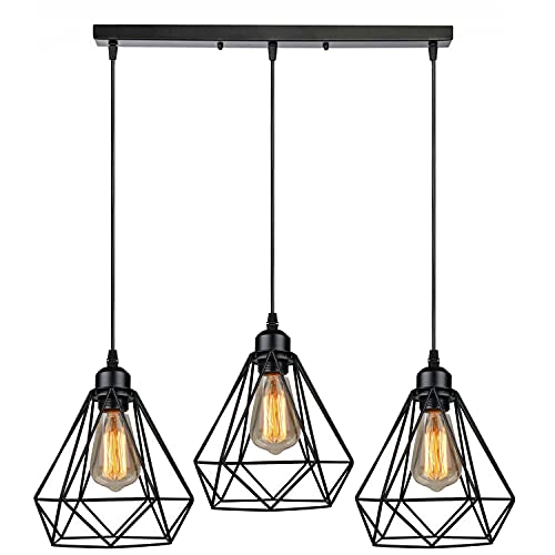 Modern Rectangle 3 Way Ceiling Pendant Light ~6152