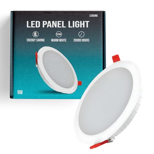 Modern Energy-Saving LED Recessed Flat Panel Ceiling Downlight - Cool White Light