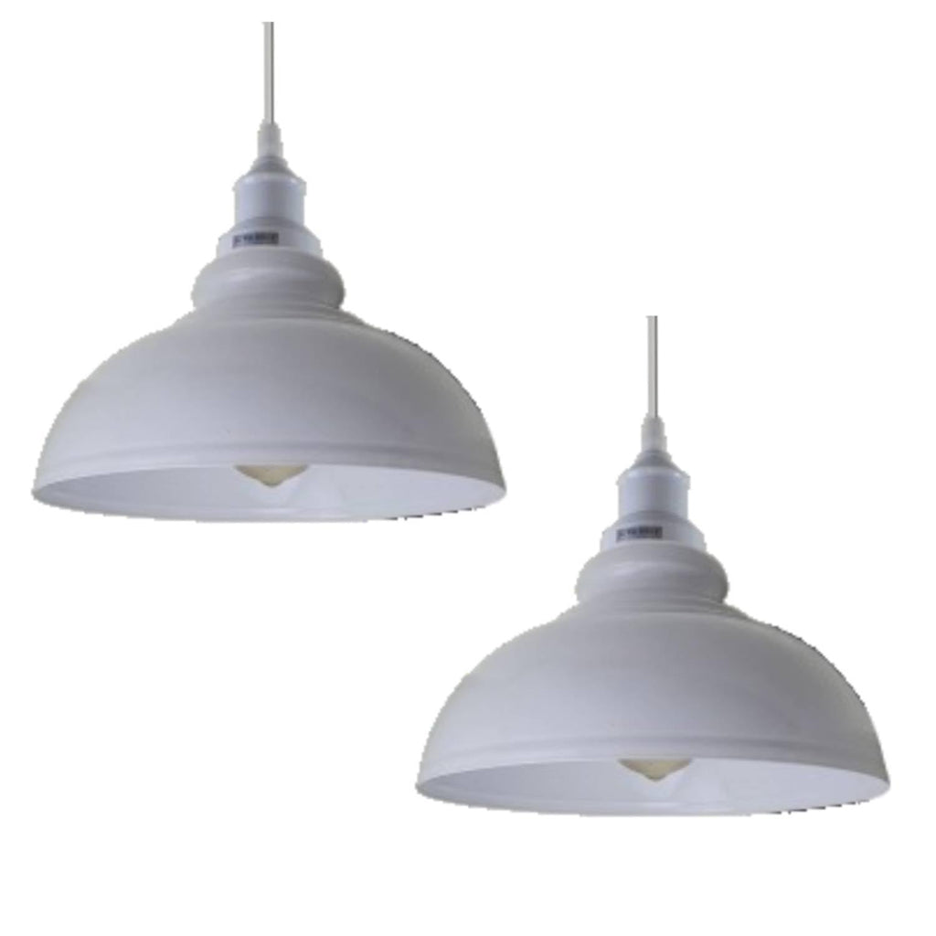 Modern Industrial Curvy Metal Ceiling Lamp Shade Easy Fit Home Decor