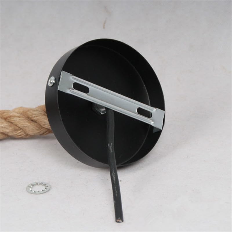 Ceiling Pendant Light Metal Hemp Rope Style ~6203