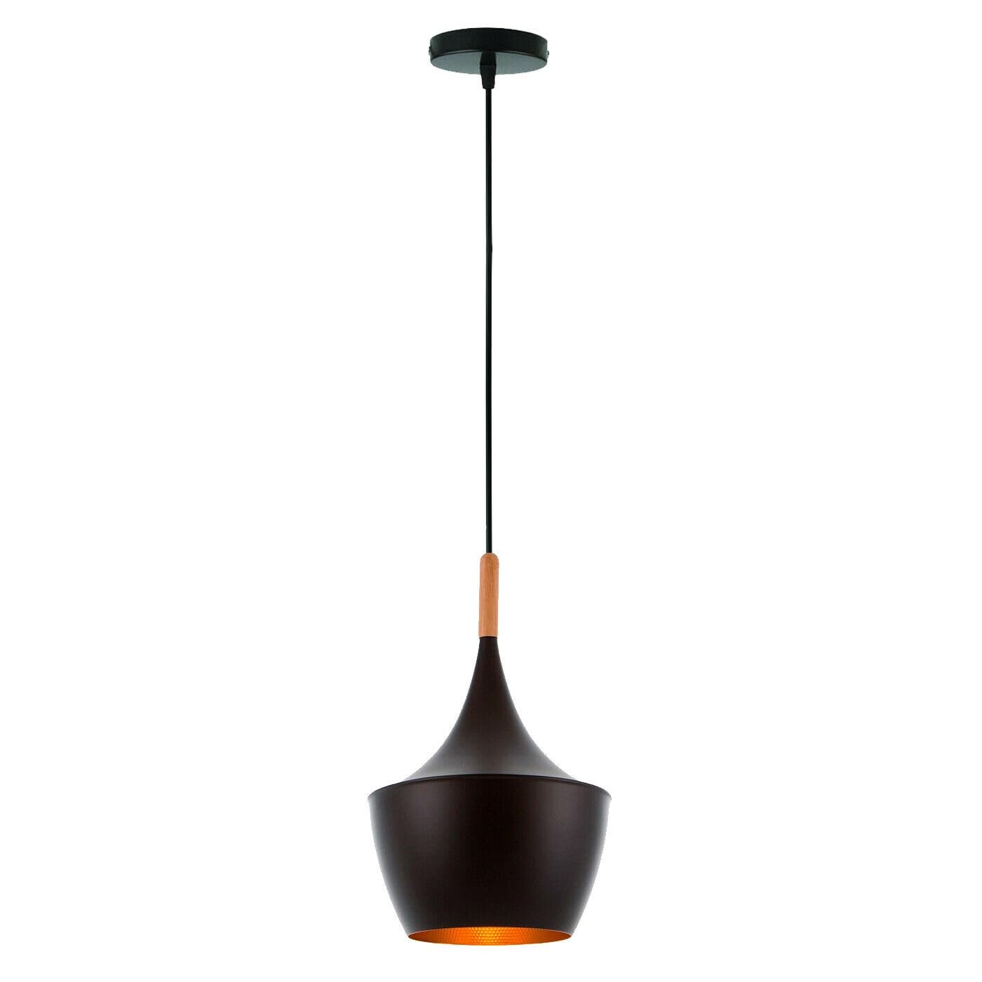 Modern Black Gold 3-Light Adjustable Cluster Pendant Ceiling Light Fixture