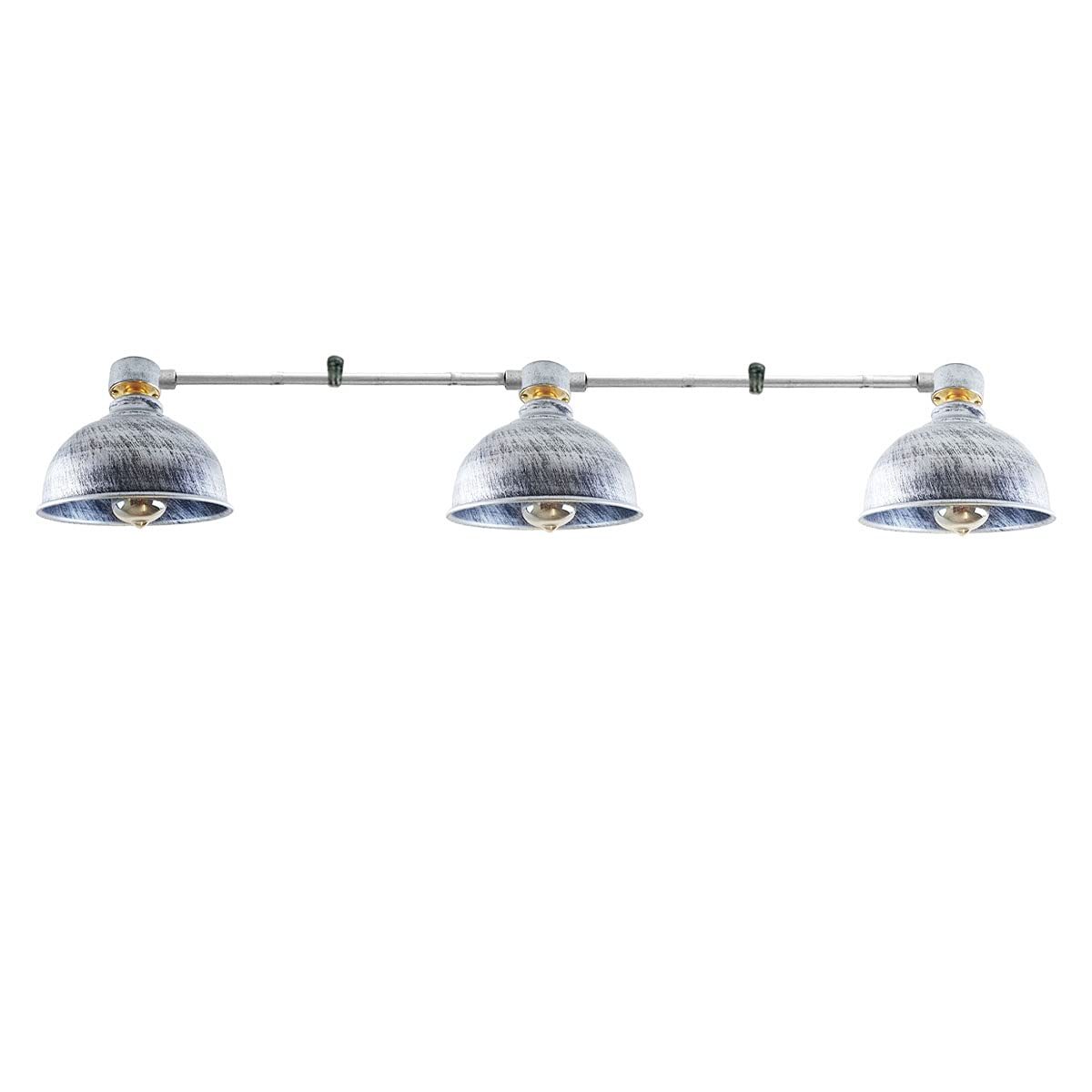 Industrial Retro Pipe Ceiling Light Fixture, Vintage B22 Bayonet Socket