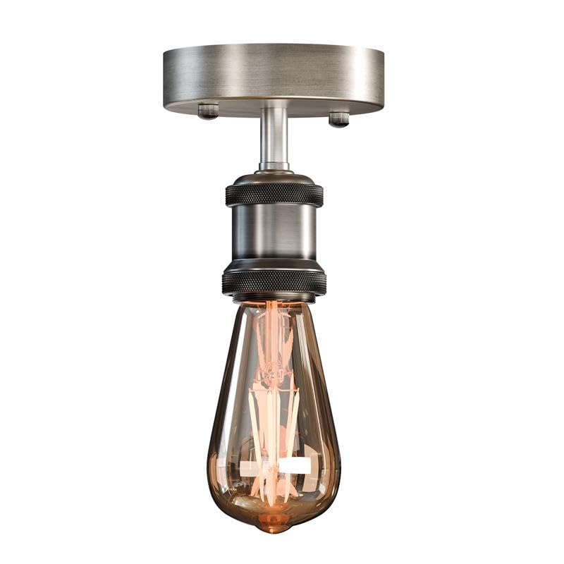 Vintage Industrial Metal LED Ceiling Light Fixture E27 Base Modern Home Decor