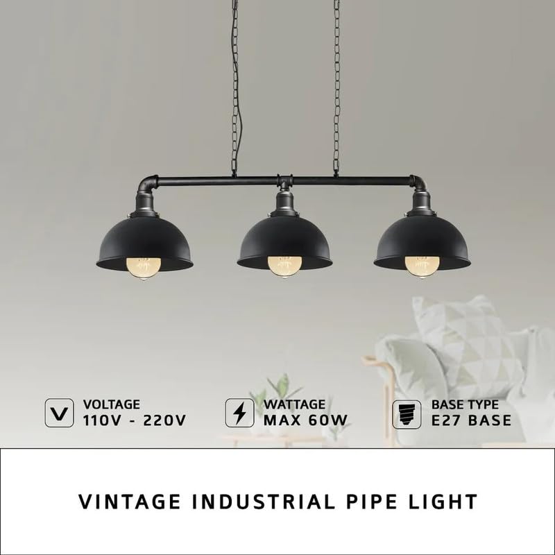 Industrial Steampunk Pipe Lighting Fixture ~6320