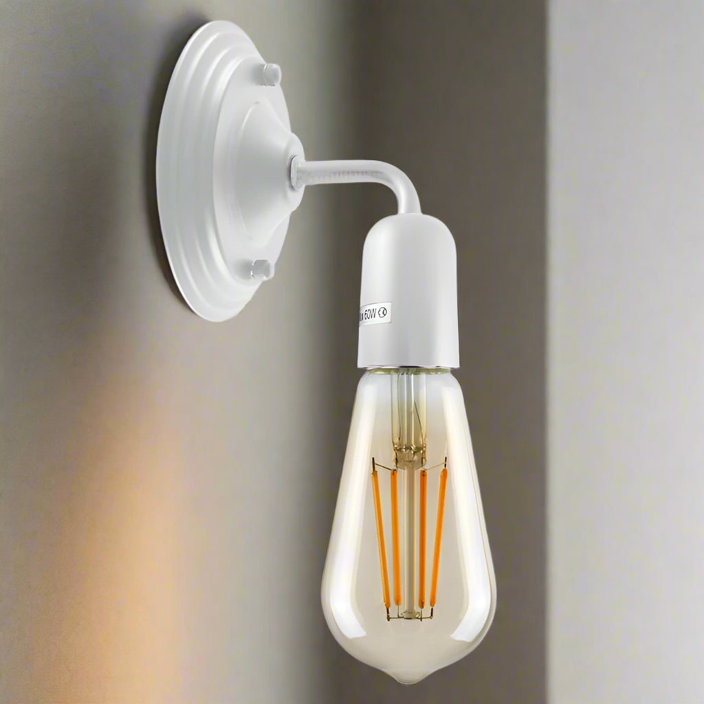 Modern Industrial Vintage Wall Sconce Light Fixture E27 Metal Indoor Lamp