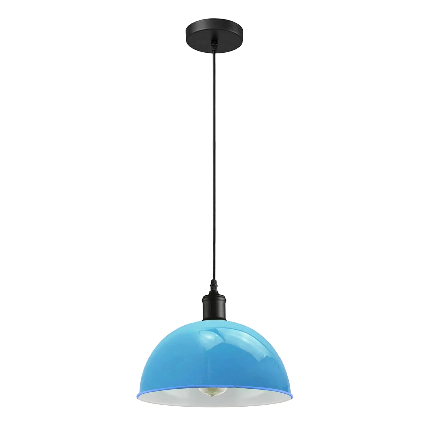 Vintage Pendant Light With E27 Holder ~6197