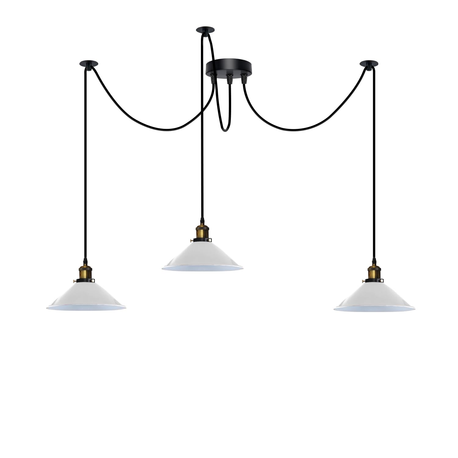 3 Fluming Spider Pendant Light E27 Metal ~6175