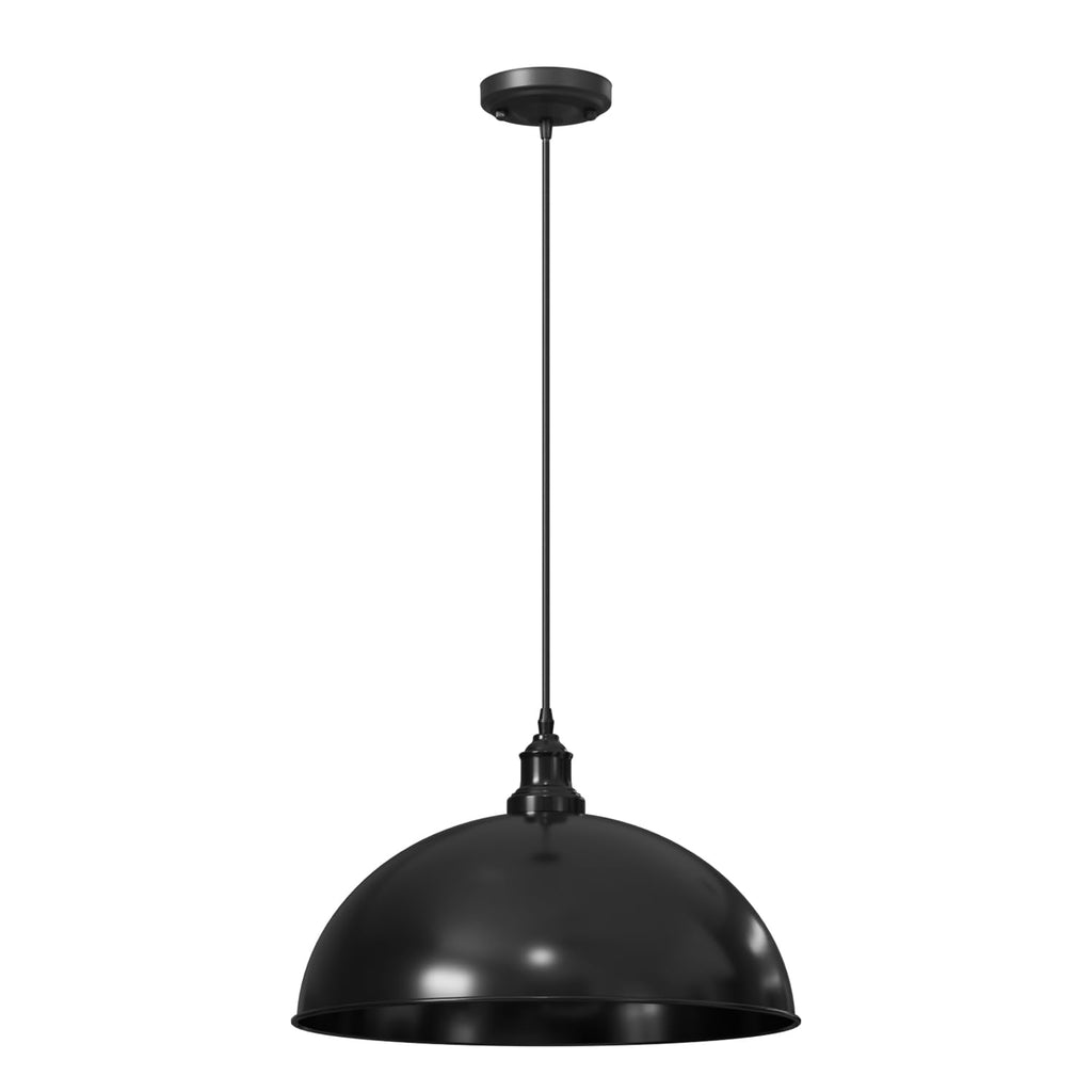 Modern Black Adjustable Hanging Ceiling Pendant Light Fixture E27 Base