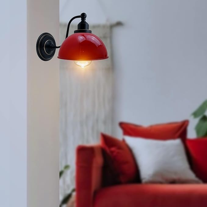 Industrial Wall Sconce with E27 Base ~6297