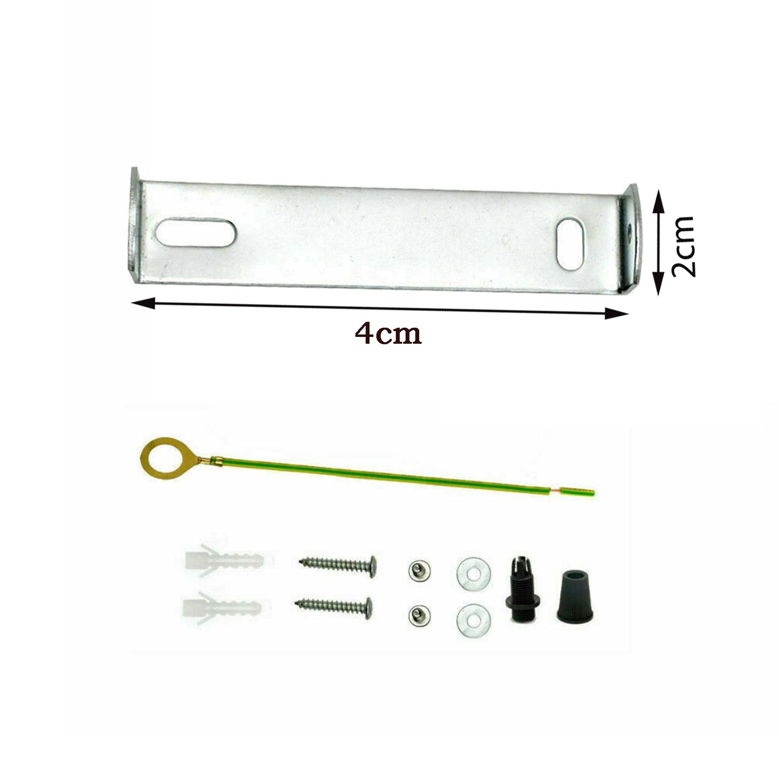 Durable 40mm Metal Ceiling Rose Strap Bracket for Secure Light Fixtures