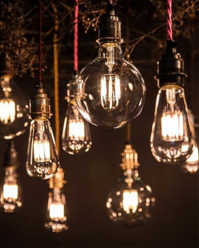 10-Pack G95 E27 8W LED Globe Vintage Retro Warm White Light Bulbs