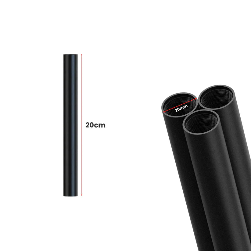 Black Steel Threaded Conduit Pipe for Industrial Lighting & DIY Projects