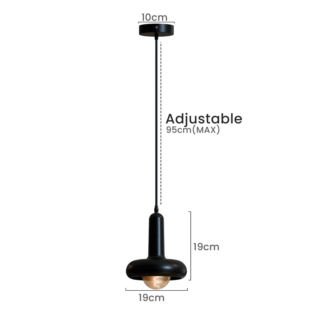 Morandi Style Adjustable Pendant Light Fixture for Kitchen Island Dining Room