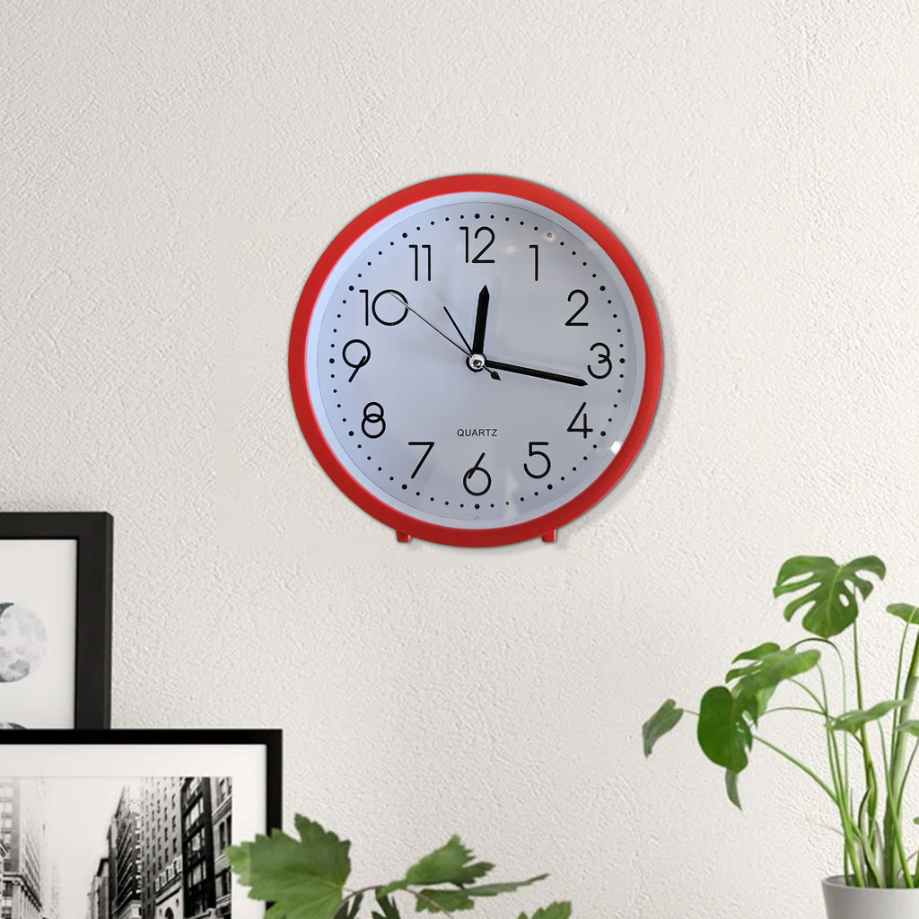 Retro Style Analog Alarm Clock for Table and Wall Mounting