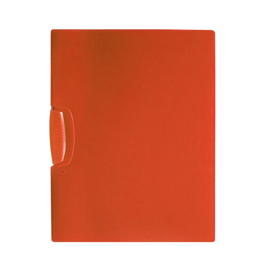 4-Pack A4 Plastic Report Covers with Front Swing Clip Document Folders