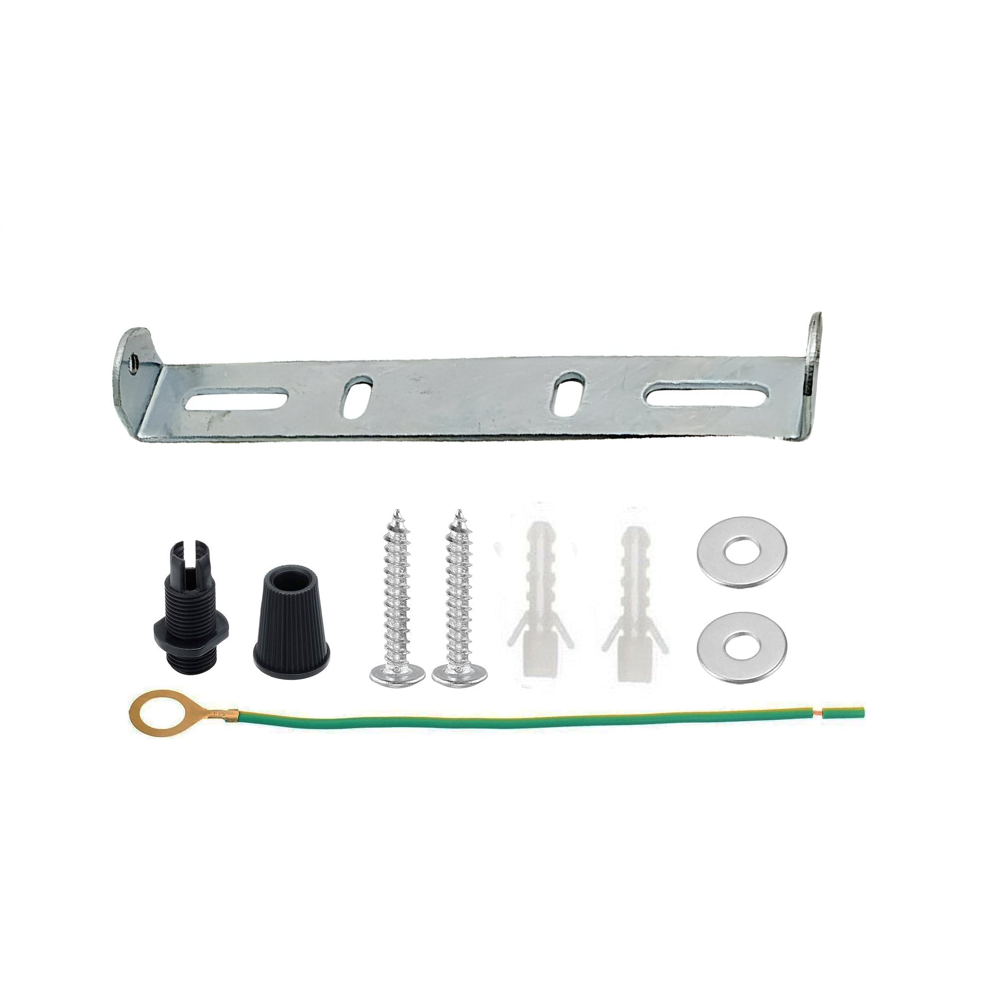 Durable 170mm Metal Ceiling Rose Strap Bracket Side Mount Light Fixture