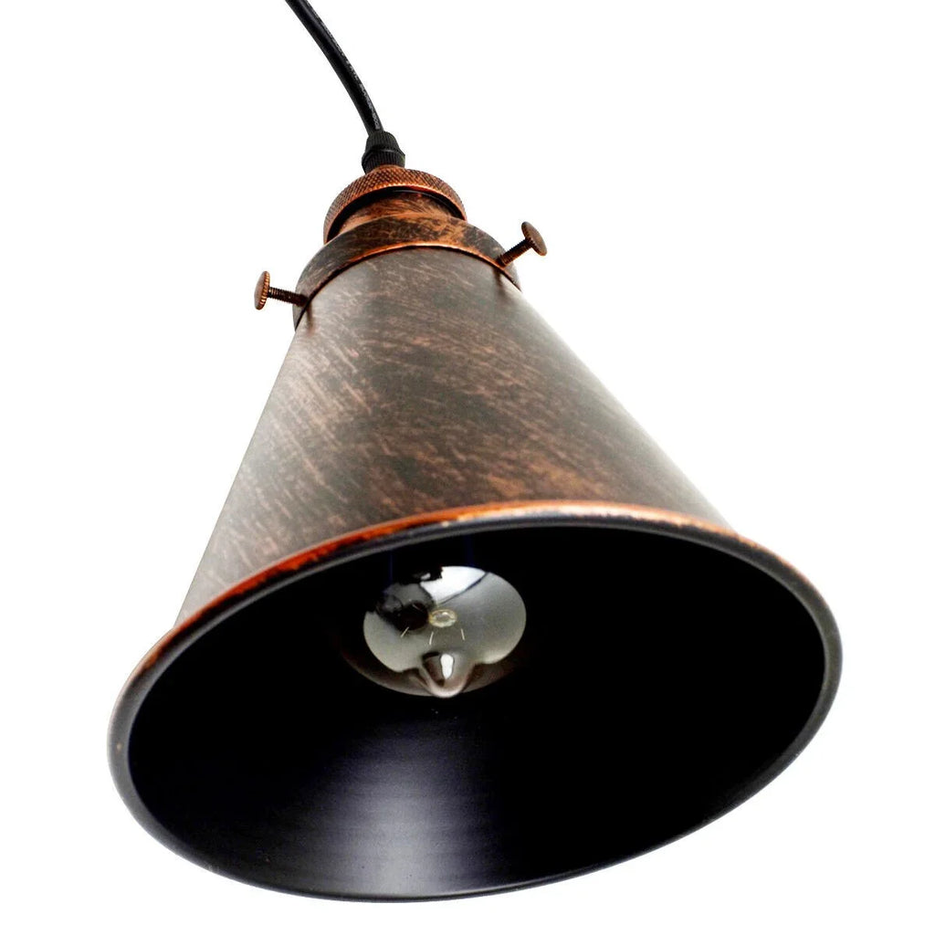 Vintage Industrial Metal Single Head E27 Hanging Pendant Light Fixture