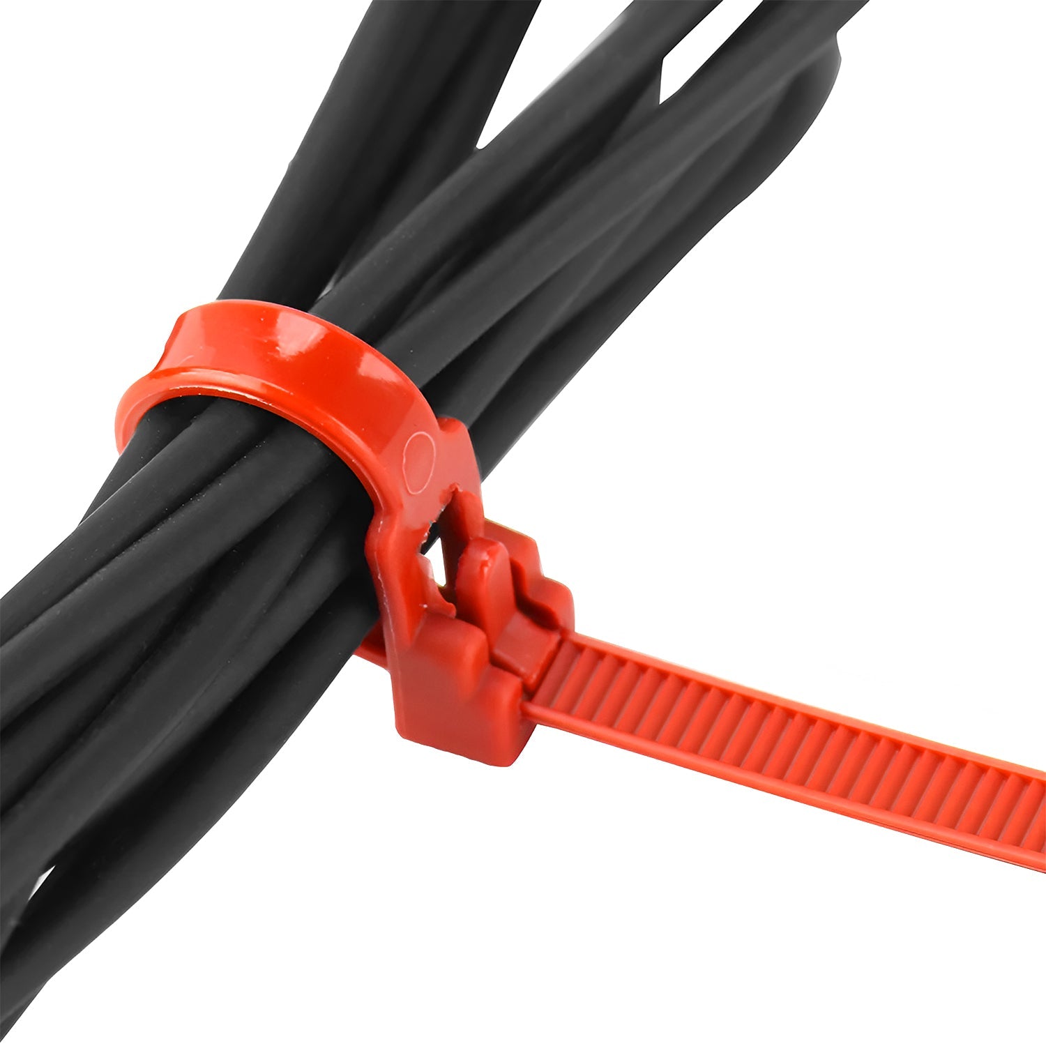 Heavy Duty Releasable Reusable Nylon Cable Zip Ties for Wire Management