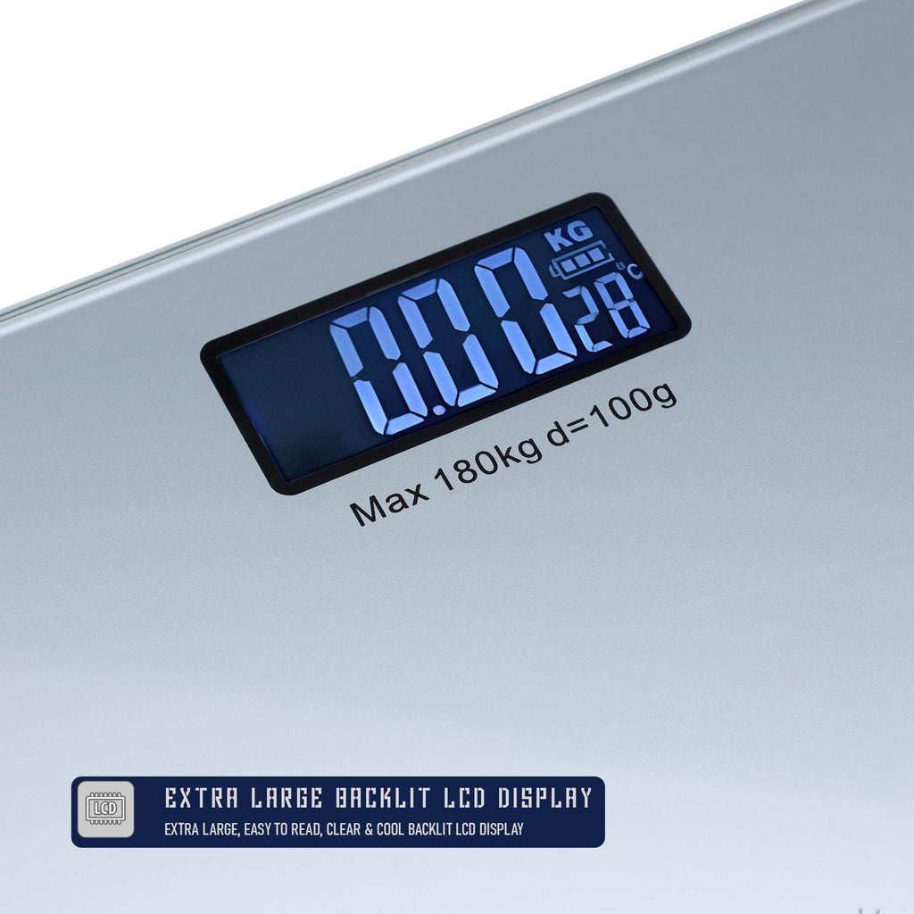 Accurate Digital Printed Glass Bathroom Scale for Stylish Weight Tracking
