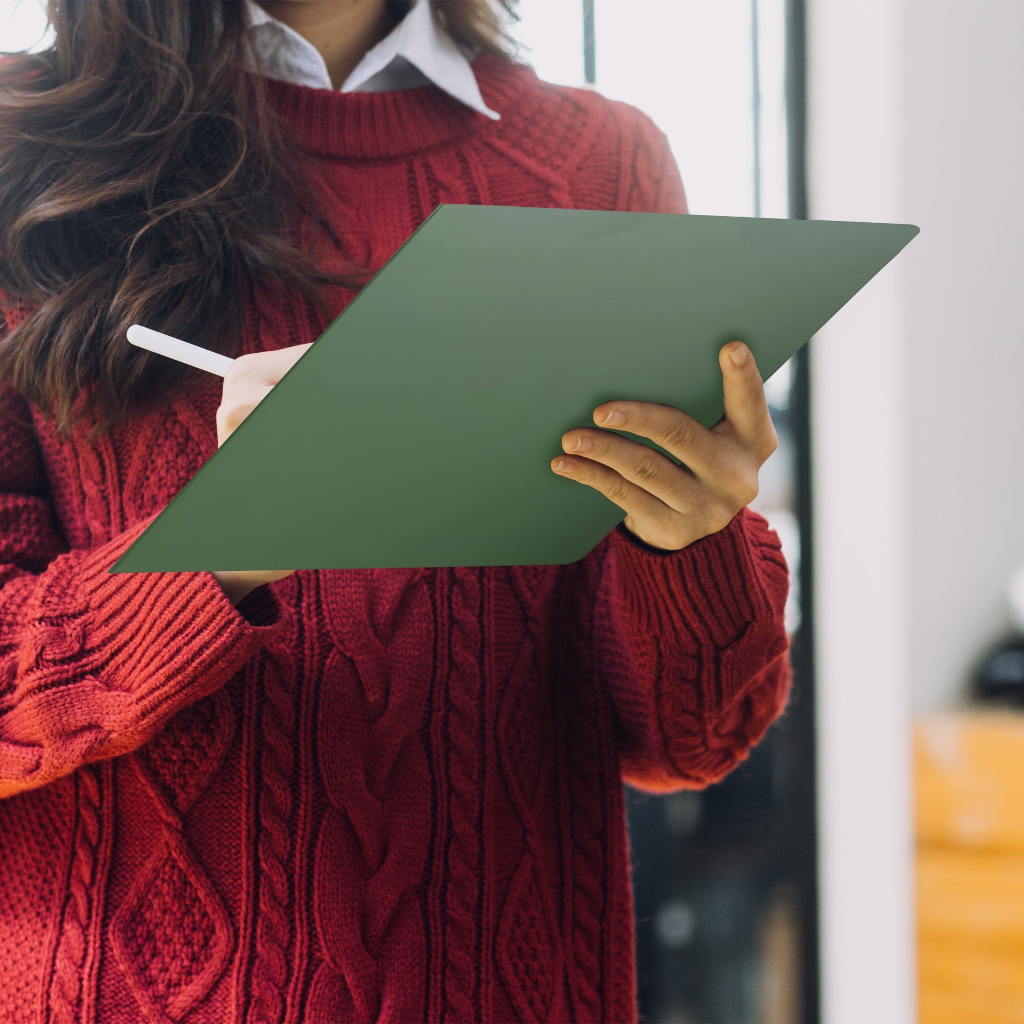 Foldable A4 Plastic Clipboards 3-Pack: Sturdy Metal Clip, Integrated Pen Holder