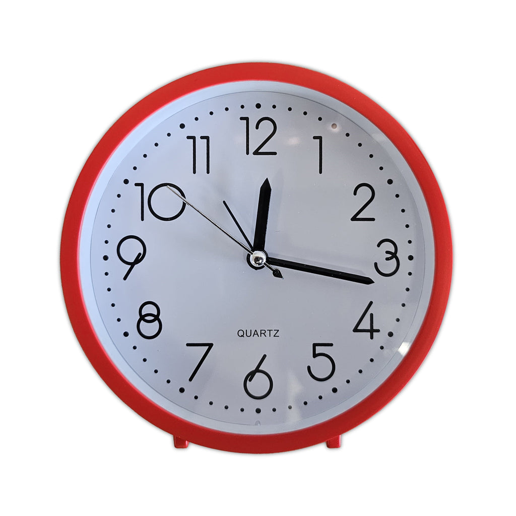 Retro Style Analog Alarm Clock for Table and Wall Mounting