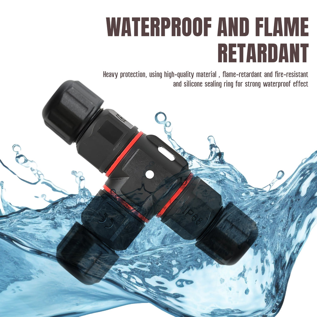 IP68 Waterproof Electrical Junction Box Cable Connector: Secure Outdoor Wire & Lighting
